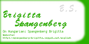 brigitta spangenberg business card